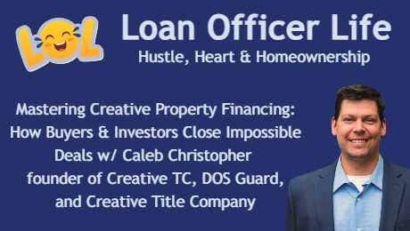 Caleb Christopher, founder of Creative TC - Consulting, Creative Title Company, and DOS Guard on the Loan Officer Life podcast